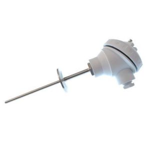 Hygienisches Pt100-Widerstandsthermometer, 1,5'' Tri-Clamp-Anschluss mit montiertem Transmitter - 3-Leiter, 6,0 mm x 125 mm